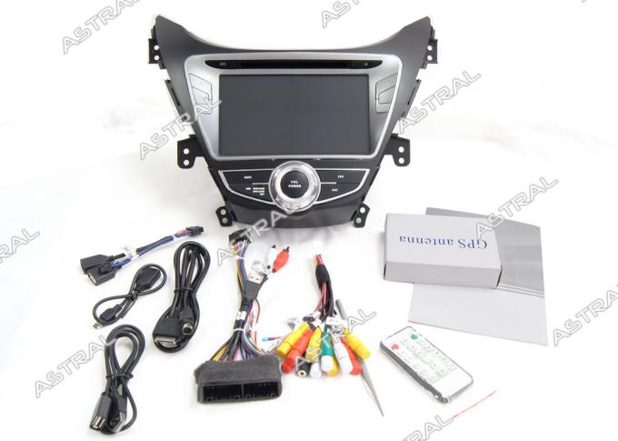 Android OS Elantra Hyundai Odtwarzacz DVD Samochodowy system nawigacji GPS Sterowanie kierownicą TV