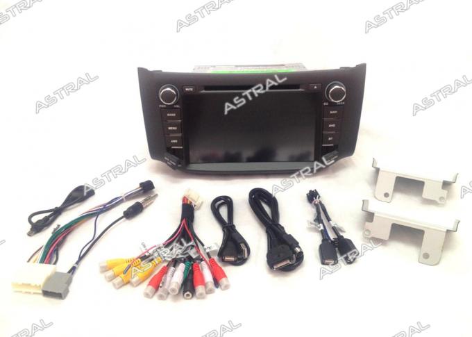 Ekran dotykowy Samochodowy system nawigacji GPS Nissan Sylphy Bluebird Odtwarzacz DVD SWC RDS iPod TV