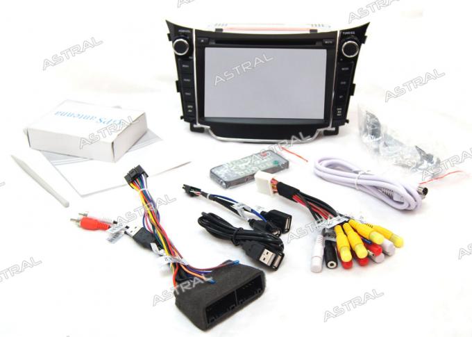 Auto Nawigacja HYUNDAI Odtwarzacz DVD I30 TV GPS Bluetooth Hand Free Radio GPS dla samochodów