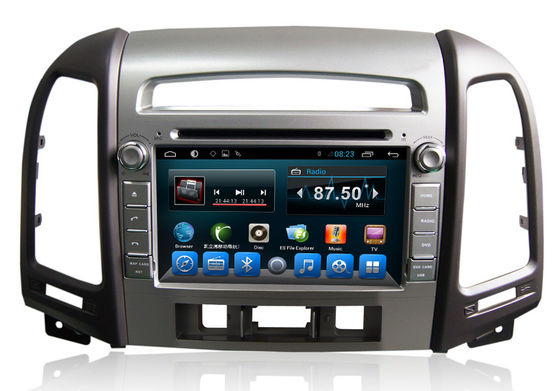 Chiny Android Car GPS Glonass Navigation Hyundai DVD Player Santa Fe 2010-2012 High level dostawca