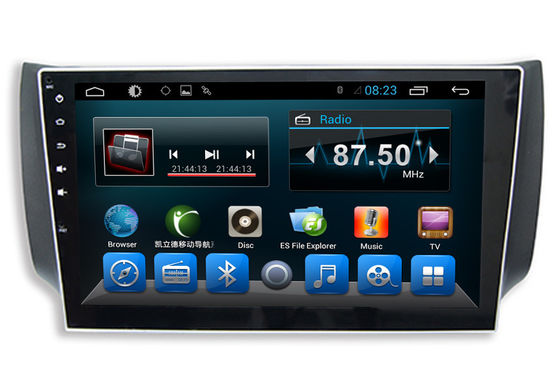 Chiny Android GPS Glonass Navigation Double Din Car Stereos Nissan Sylphy BT RDS Radio dostawca