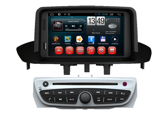 Chiny Android 4.4 OS GPS Radio Tv Double Din Car DVD Player For  Megane 2014 dostawca