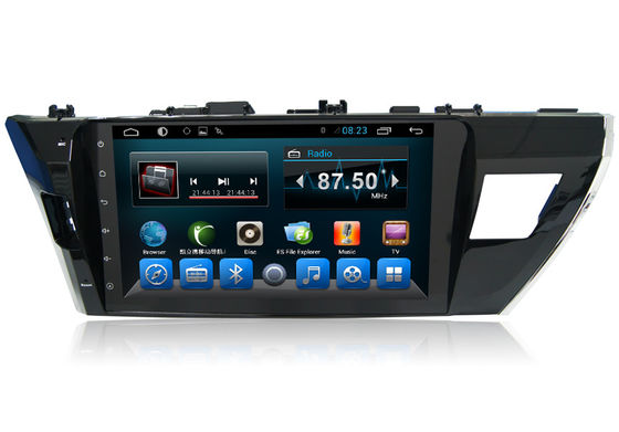 Chiny 10 Inch TOYOTA GPS Navigation Car Central Multimedia Toyota Corolla 2014 Asia dostawca