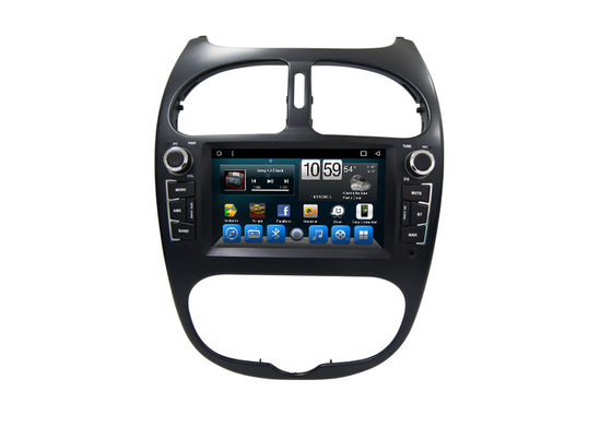 Chiny Android Car FM AM Radio Receiver Gps Navigation System for Peugeot 206 dostawca