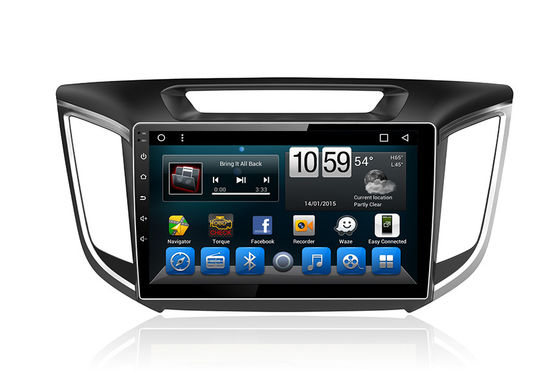 Chiny Car GPS Unit Android System Double Din Radio With Navigation Touch Screen Ix25 Creta dostawca