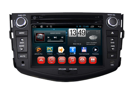 Chiny Toyota RAV4 Nawigacja GPS Android Samochodowy odtwarzacz DVD Sterowanie kierownicą BT TV Radio dostawca