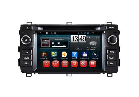 Chiny Android Odtwarzacz DVD Toyota Auris Nawigacja GPS Kamera tylna Wejście SWC TV dostawca