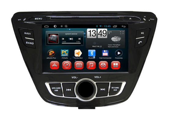 Chiny Android Radio samochodowe Stereo Hyundai Odtwarzacz DVD Elantra 2014 GPS iPod Wejście kamery SWC dostawca
