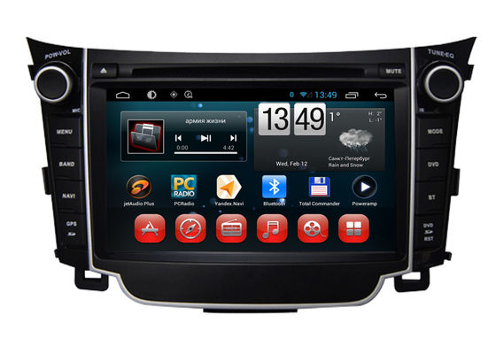 Chiny 1080P HD Hyundai I30 Android Odtwarzacz DVD Nawigacja GPS z Bluetooth / TV / USB dostawca