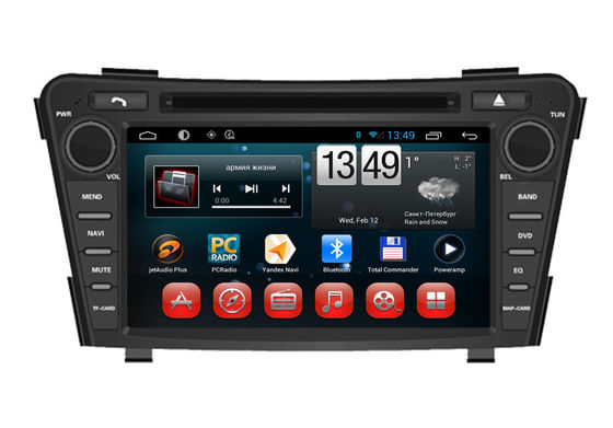 Chiny Android GPS Hyundai I40 Odtwarzacz DVD Bluetooth Zestaw głośnomówiący RDS SWC TV Menu hebrajskie dostawca