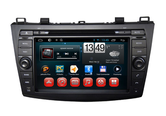Chiny Mazda 3 Android Samochodowy multimedialny system nawigacji DVD Player Backup Kamera Wejście SWC dostawca
