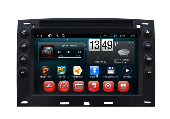 Chiny Renault Megane Samochodowy system nawigacji GPS Android OS Odtwarzacz DVD AM FM Tuner USB dostawca