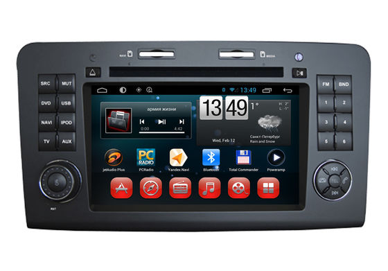 Chiny Android DVD Player GPS BENZ ML GL Samochodowy multimedialny system nawigacji BT IPOD TV Radio dostawca