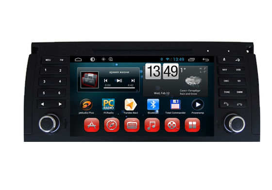 Chiny Ekran dotykowy PAL BMW E39 Central Multimidia GPS Hebrajski z DVD / BT / ISDBT / DVBT / ATSC dostawca