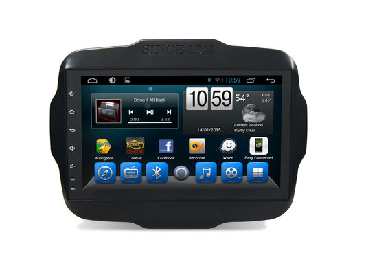 Chiny 4G SIM DSP Samochodowy system nawigacji GPS 9-calowy Jeep Renegade Android Bluetooth Wsparcie dostawca