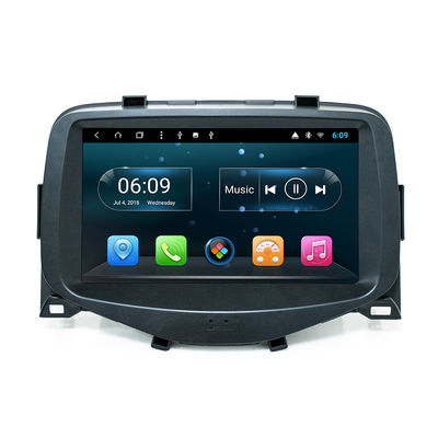 Chiny 8-CALOWY Toyota Aygo 2013-2018 Android Ekran dotykowy Car Audio Radio GPS Navigator z CarPlay 4G SIM Mirror-Link dostawca