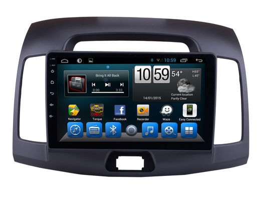 Chiny WIFI Radio Bluetooth Android Samochodowy odtwarzacz multimedialny 9 cali Hyundai Elantra 2007-2011 dostawca