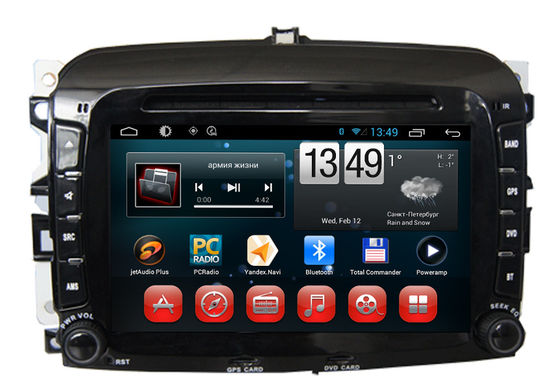 Chiny Radio samochodowe FIAT Navigation System 500 iPod 3G DVD GPS Wifi Bluetooth Blue &amp;amp; Me dostawca