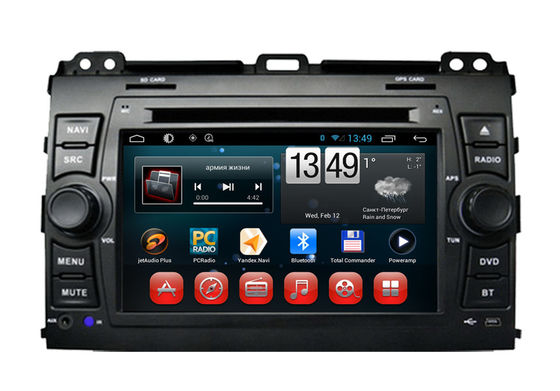 Chiny Toyota GPS Navigation Prado 120 Wifi 3G Bluetooth TV SWC Pojemnościowy ekran dotykowy dostawca