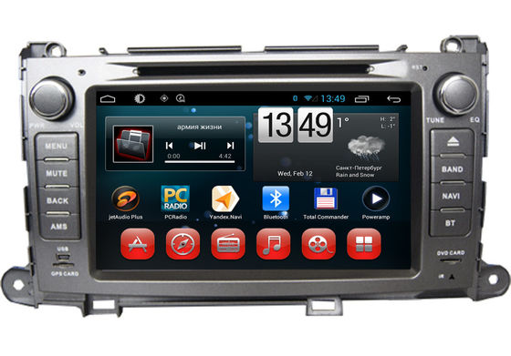 Chiny Toyota GPS Nawigacja Sienna DVD Wifi 3G Bluetooth SWC Wejście kamery TV dostawca