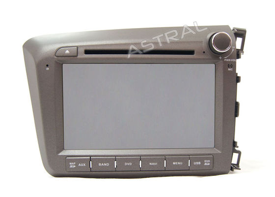 Chiny Samochód DVD GPS System nawigacji Honda Ekran dotykowy BT TV SWC Radio Civic Right 2012 dostawca