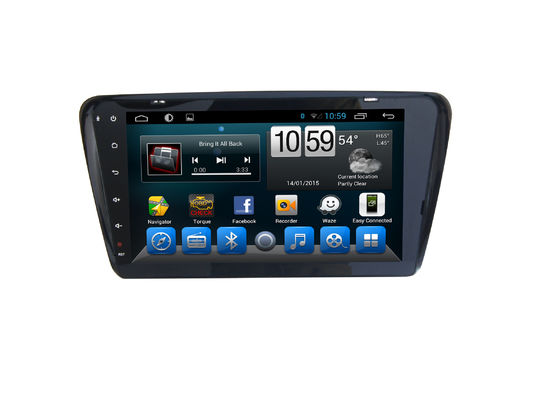 Chiny GPS Volkswagen Skoda Octavia Android Car GPS Navigation Capacitive Screen dostawca