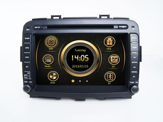 Chiny Doble Din KIA DVD Player Multimedia Bluetooth Wince for Carens dostawca