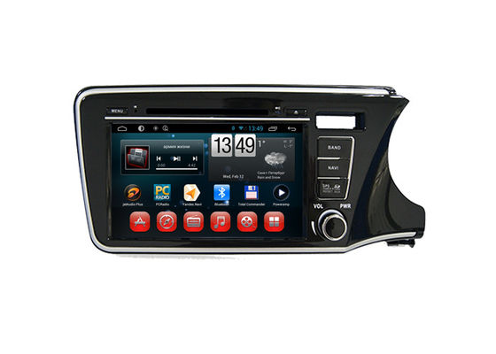 Chiny Android Radio Bluetooth Dvd Player Honda Navigation System For City 2014 Right Hand dostawca