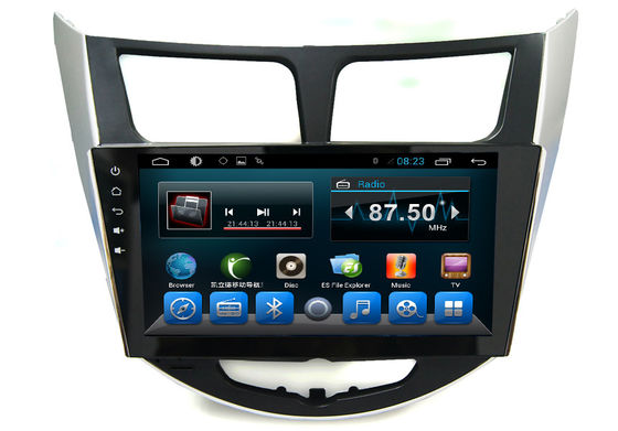 Chiny Android 2 Din Radio System GPS Auto Navigation Verna Accent Solaris Car Video Audio Player dostawca