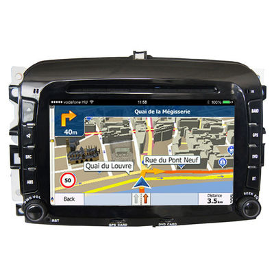 Chiny Double Din FIAT Navigation System High Resolution With Capacitive Touch Panel dostawca