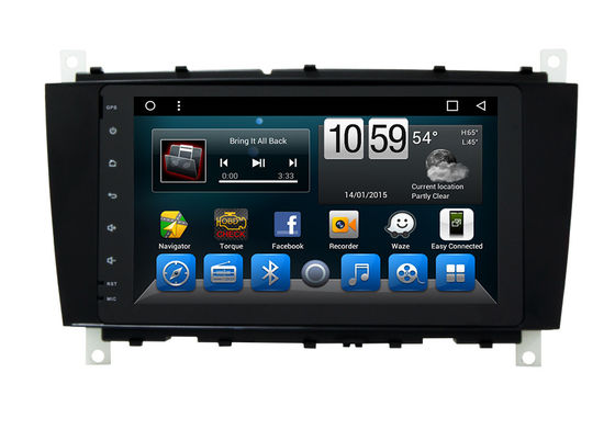 Chiny Android Mercedes Benz C - Class Double Din Car Dvd Player GPS Navigation Head Unit dostawca