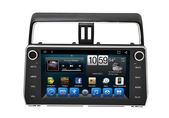 Chiny Auto Double Din Toyota Car Stereo Navigation System Prado 2018 Built in Mirror Link dostawca