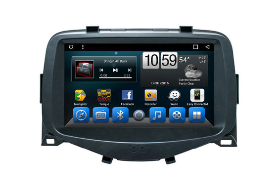 Chiny Multimedialny samochodowy system nawigacyjny, jednostka radiowa Android 8.1 dla Toyota Aygo dostawca
