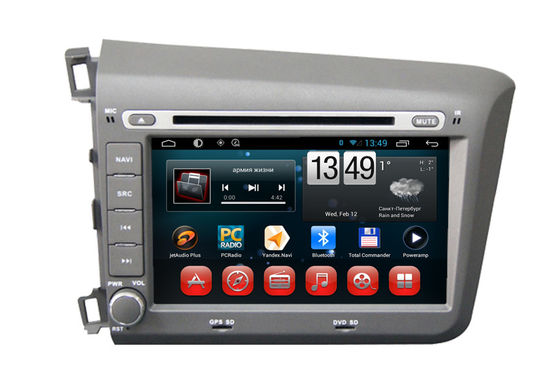 Chiny Honda 2012 Civic Left Side System nawigacji Android OS Odtwarzacz DVD Dual Zone BT TV iPod dostawca